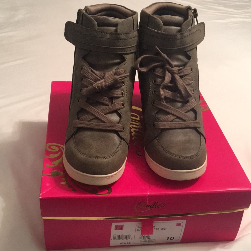 Candies wedge sneakers